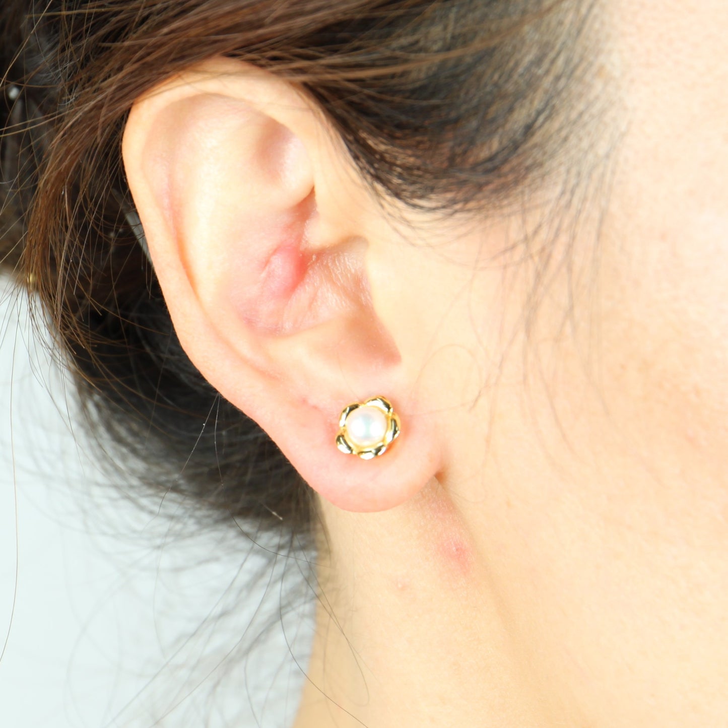 Sterling Silver Pearl Earrings