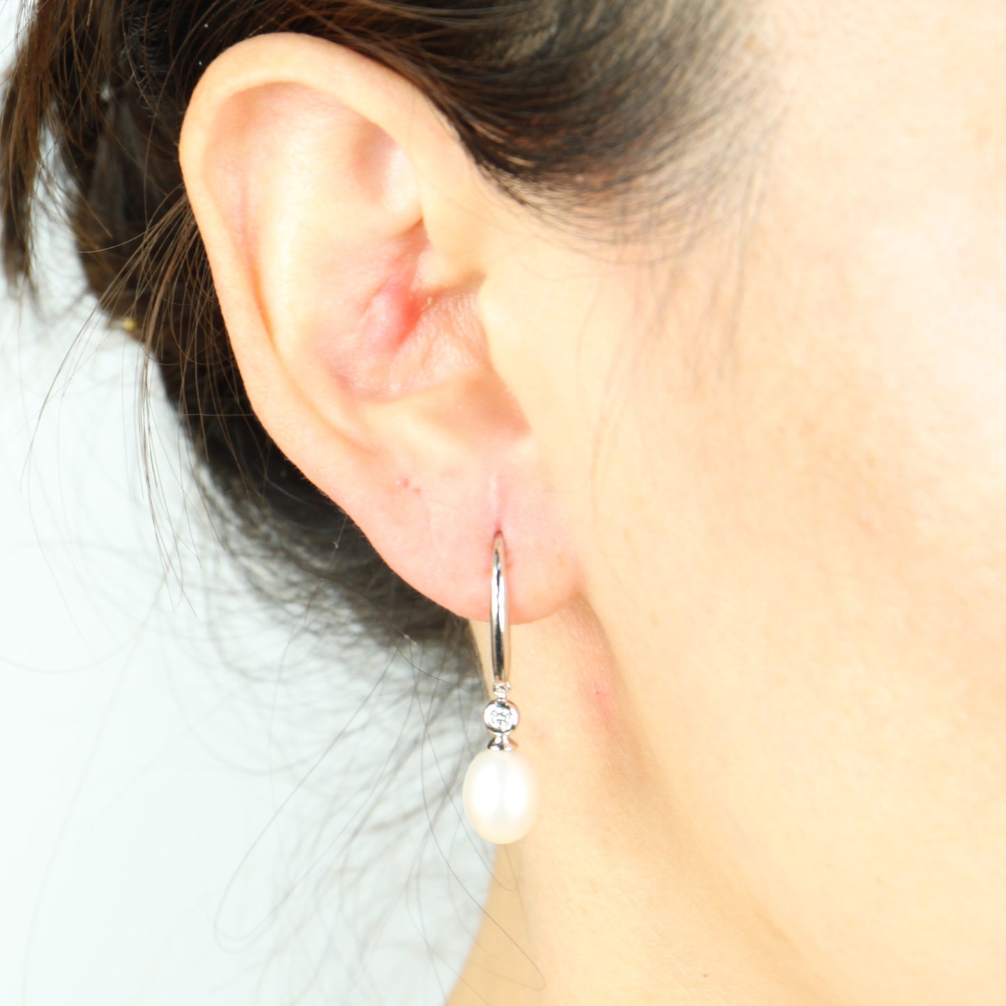 Sterling Silver Pearl Earrings