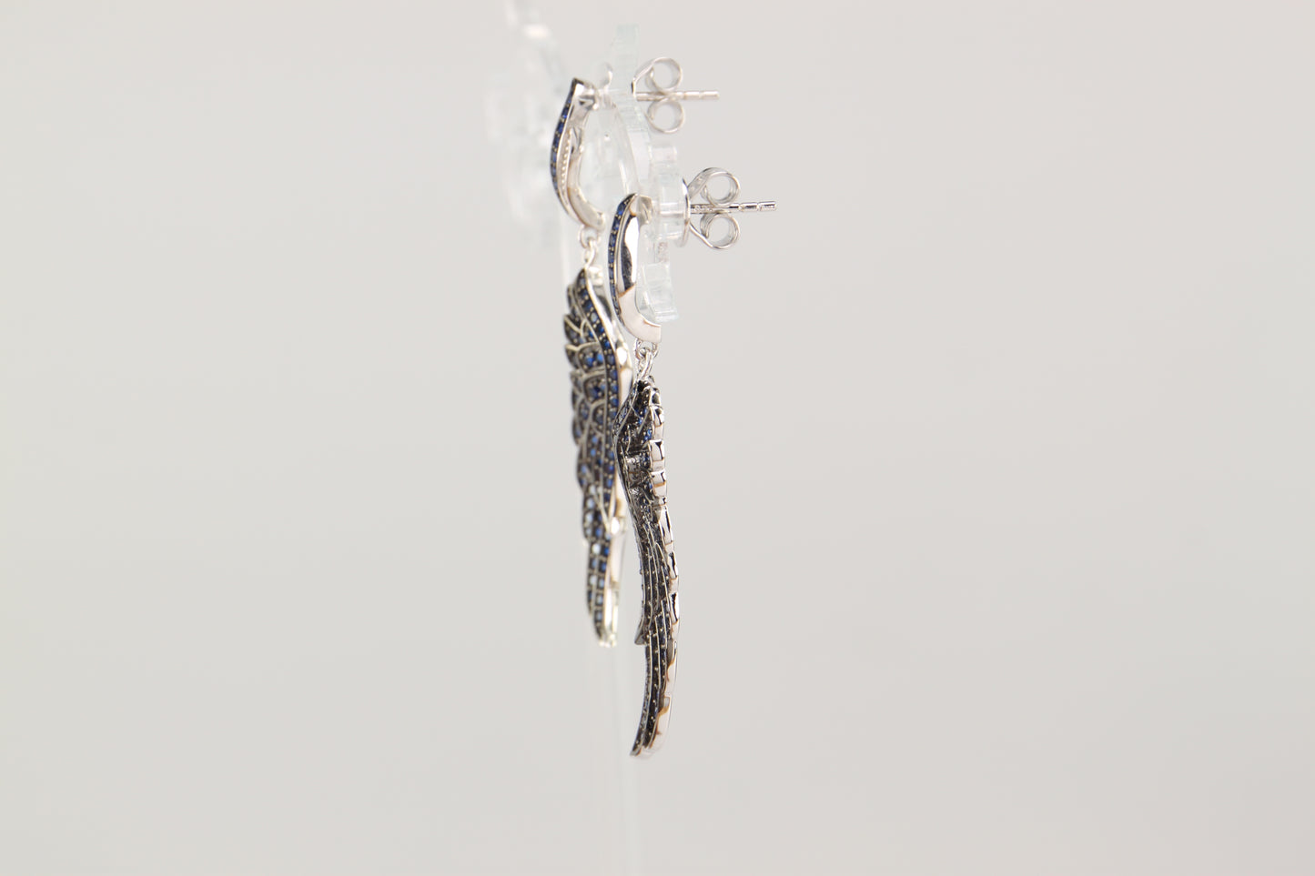 Sterling Silver Falcon Wing Earrings